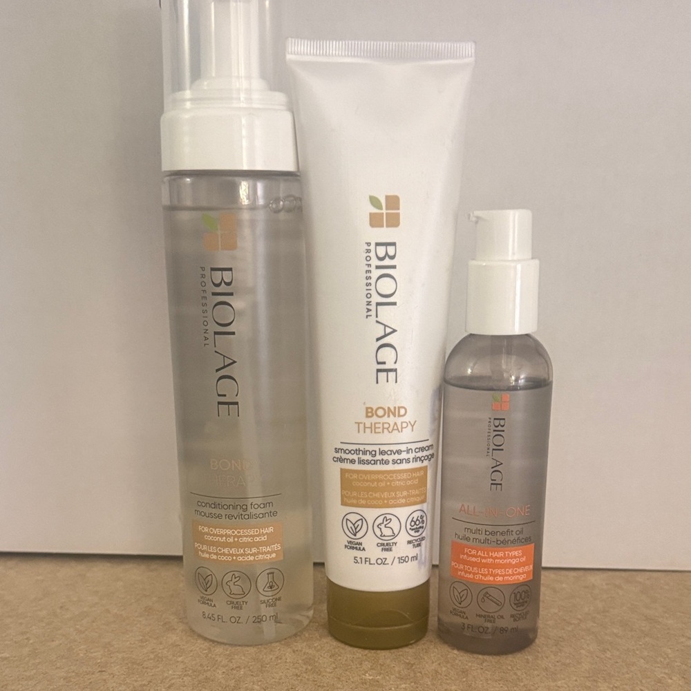Biolage Professional Hair Conditioner Set - White and Gold